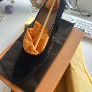Authentic **BRAND NEW** Tod’s Black Suede Heels